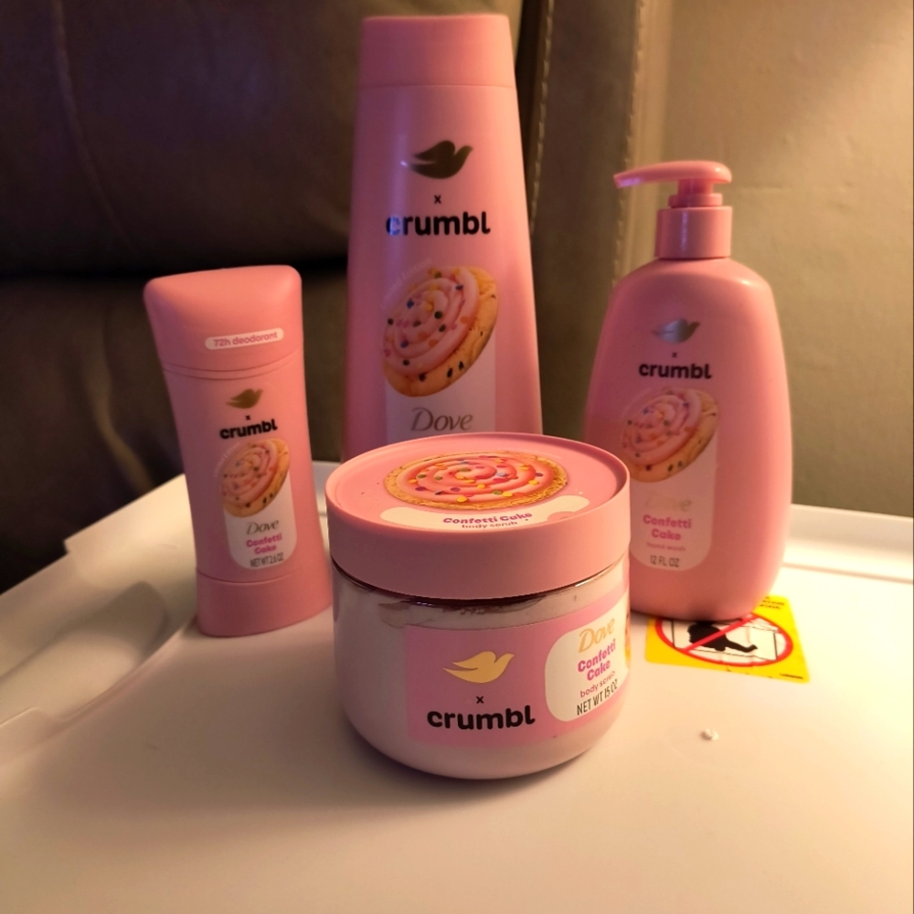 DOVE X CRUMBL BUNDLE CONFETTI CAKE